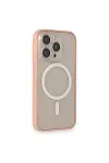 Apple iPhone 14 Pro Max Kılıf Grand Magneticsafe Kapak - Pembe-1