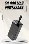 Powerbank Çoklu Şarj Girişi 50.000 Mah Taşınabilir Dijital Göstergeli-1