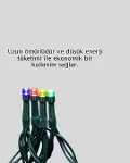 2x2 Metre Pil ile Çalışan Perde LED Işık – 8 Modlu Dekoratif-4