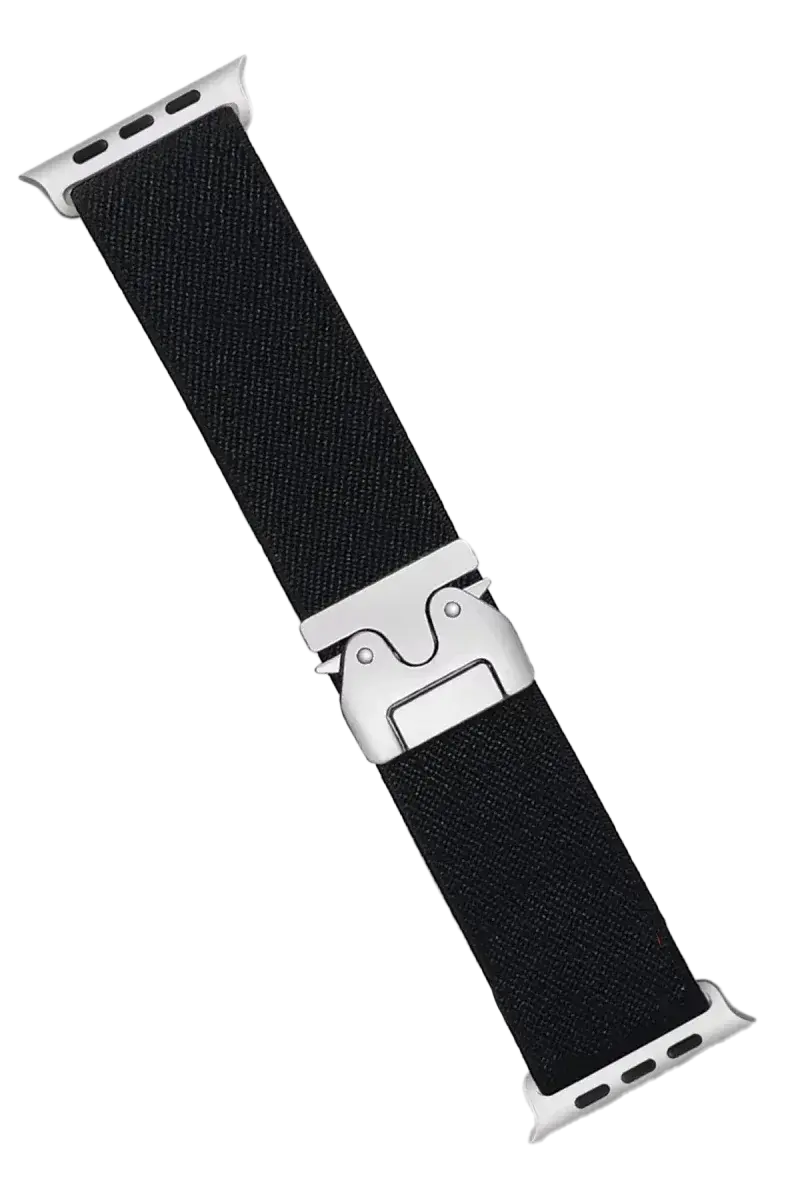Apple Watch 42mm Forest Kumaş Kordon - Siyah