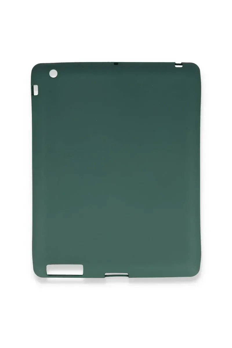 Apple iPad 4 9.7 Kılıf Evo Tablet Silikon - Yeşil