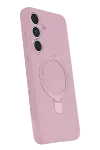 Samsung Galaxy S25 FE Regal Magsafe Standlı Kapak - Açık Pembe-2