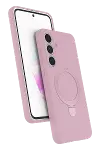 Samsung Galaxy S25 FE Regal Magsafe Standlı Kapak - Açık Pembe-1
