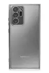 Samsung Galaxy Note 20 Ultra Kılıf Razer Lensli Silikon - Gümüş-2