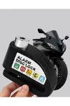 Taşınabilir Alarm Disk Kilidi Motosiklet Scooter Bisiklet Güvenlik Yeni Nesil-5