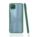 Realme C21 Kılıf Platin Silikon - Yeşil-2