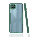 Realme C21 Kılıf Platin Silikon - Yeşil-3
