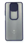 Xiao 10T Lite Kılıf Palm Buzlu Kamera Sürgülü Silikon - Lacivert-2
