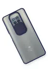 Xiao 10T Lite Kılıf Palm Buzlu Kamera Sürgülü Silikon - Lacivert-3