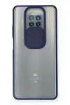 Xiao 10T Lite Kılıf Palm Buzlu Kamera Sürgülü Silikon - Lacivert-1