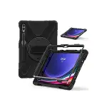 Samsung Galaxy X610 Tab S9 Fe Plus 12.4 Kılıf Amazing Tablet Kapak - Siyah-2