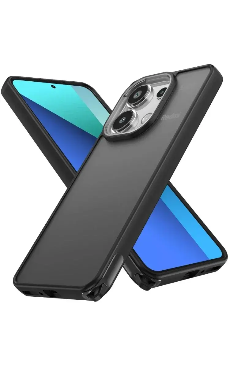 Xiao Red Note 13 4G Kılıf Elegant Kapak - Siyah