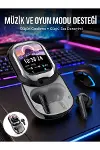 Kişiselleştirilebilir LED Ekranlı Bluetooth Kulaklık – Oyun & Müzik Modlu-1
