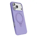 Apple İphone 17 Pro Regal Magsafe Standlı Kapak - Lila-3