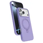 Apple İphone 17 Pro Regal Magsafe Standlı Kapak - Lila-1