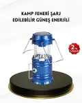 Solar Kamp Lambası Kızak Sistemli Şarjlı Taşınabilir Doğa Yürüyüşü Işığı-1