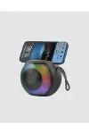 Bluetooth 5.0 Hoparlör – RGB Işıklı, Güçlü Bas ve 360° Surround Ses-4