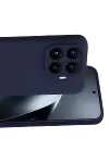 Xiao 17T Pro Nano içi Kadife Silikon - Lacivert-2