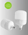 Uzun Ömürlü Şarjlı LED Ampul 30 Watt Güçlü Aydınlatma-2