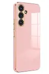 Samsung Galaxy S25 Kılıf Volet Silikon - Pembe-1