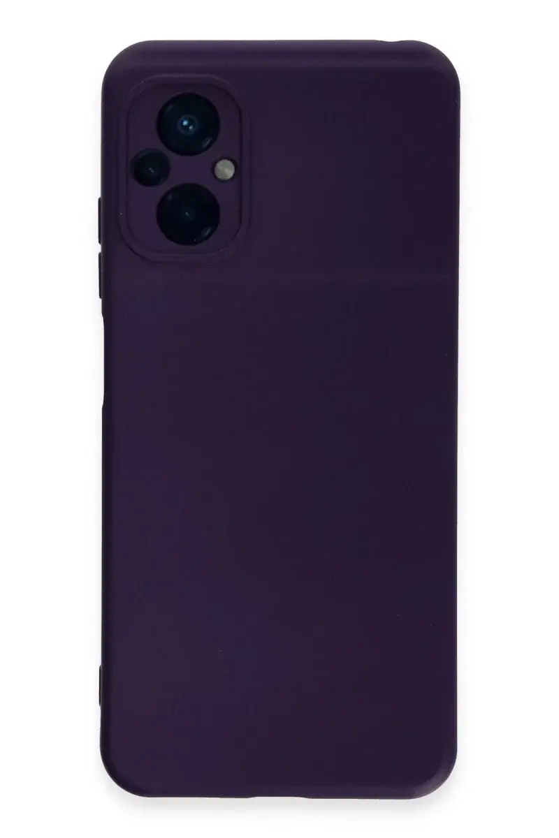 Xiao Poco M5 Kılıf Nano içi Kadife Silikon - Mor