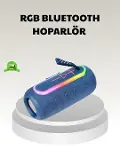 Mavi Taşınabilir Bluetooth Hoparlör Kompakt Tasarım ve Güçlü Ses-1