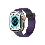 Apple Watch 42mm Kr412 Elegance Stylısh Kordon (saat Değildir) - Derin Mor-1