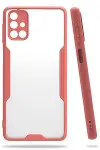 Samsung Galaxy M31S Kılıf Platin Silikon - Pembe-1