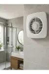 120 mm Dekoratif Aspiratör 16 W 180 m³/h Banyo Mutfak ve WC Havalandırma Fanı-2