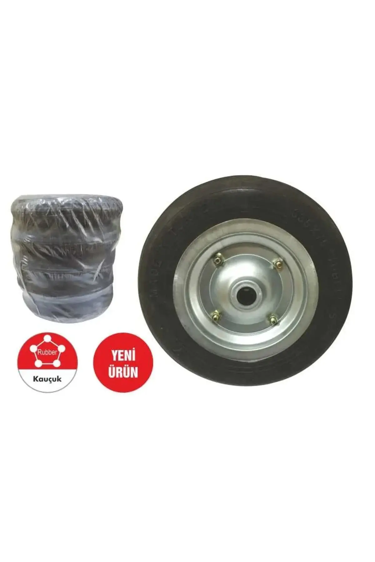 Tkr 001 El Arabası Tekeri Dolgu Teker Burçlu