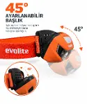Evolite Shine 150 lm. Kafa Lambası - Turuncu-4
