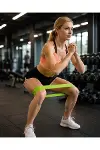 Pilates ve Fitness Direnç Bandı Egzersiz İçin Esnek Güçlendirme Lastiği-2