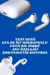 2.Nesil Yeni Model TWS Bluetooth Kulaklık Dokunmatik Kontrol Yüksek Ses Kaliteli-2