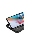 Oppo A38 Kılıf Auto Focus Karbon Kapak - Siyah-2