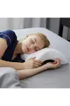 % 100 Visco Kavisli Ortopedik Yıkanabilir Kumaş Kılıflı Bel Boyun Bacak Ağrıları İçin Yastık-2