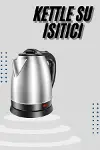 Kettle C F Tipi 220-240V Paslanmaz Çelik Elektrik Kablolu Otomatik Kapanma-1