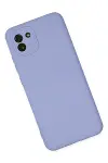 Samsung Galaxy A03 Kılıf Nano içi Kadife Silikon - Lila-5