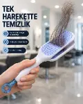 Kendi Kendini Tezleyen Saç Tarağı – Anti-Statik, Silikon Uçlu, ABS Malzeme, 22x4 cm-1