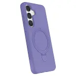 Samsung Galaxy S25 Regal Magsafe Standlı Kapak - Lila-2