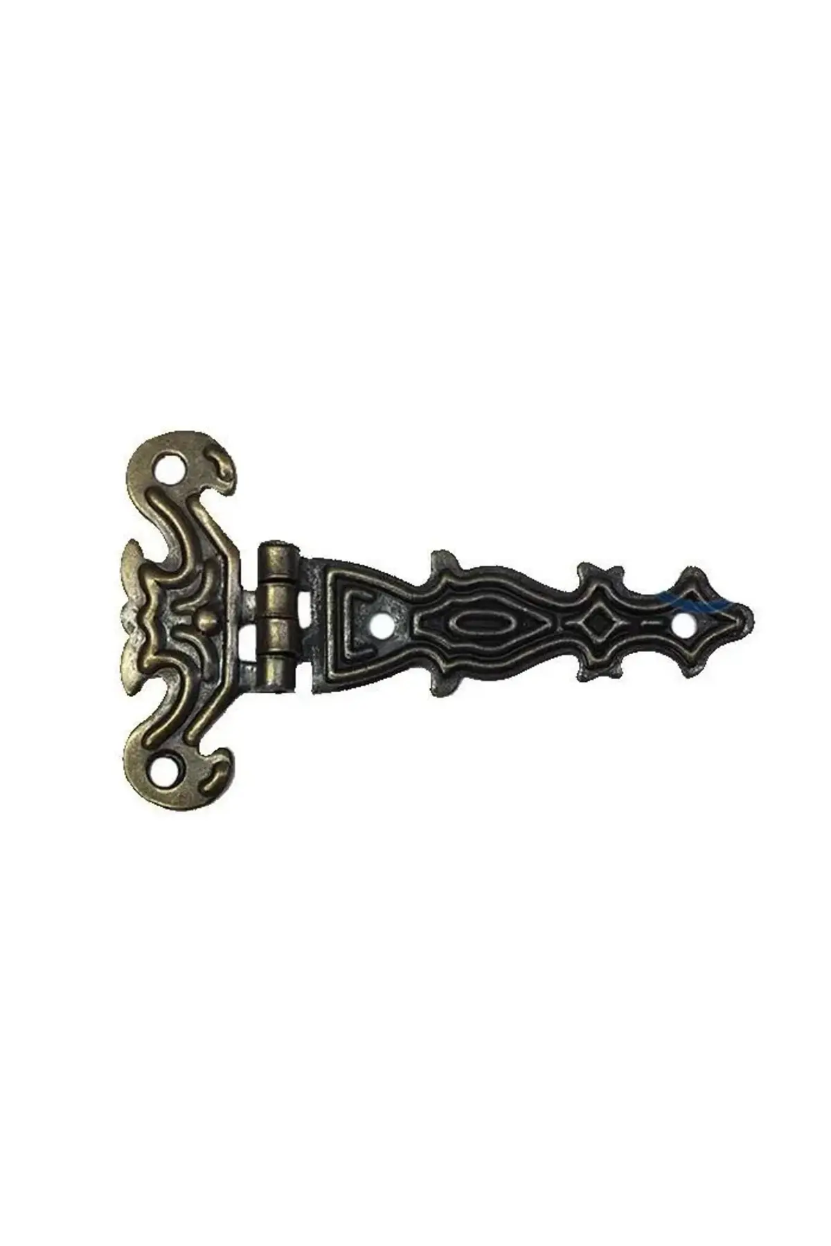 Dekoratif, Sac Tek Kuyruklu Menteşe - 40x68 Mm, Küçük, Antik, 100 Adet