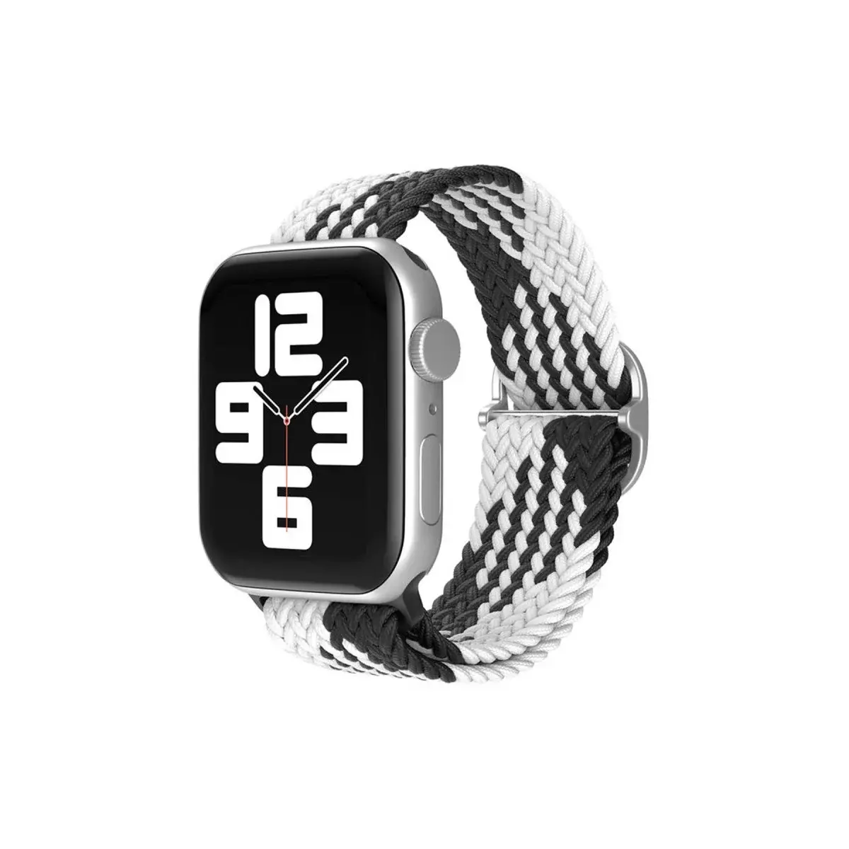 Apple Watch 42mm Kordon - Siyah-beyaz