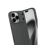 Apple İphone 17 Pro Max Auto Focus Karbon Kapak - Gri-3