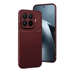 Xiao 17t Pro Auto Focus Karbon Kapak - Bordo-1