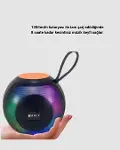 Taşınabilir Bluetooth Hoparlör – RGB Işıklı, Güçlü Bas ve 8 Saat Pil Ömrü-2