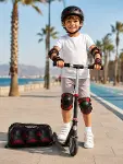 Kaykay Paten Scooter Bisiklet Koruyucu Ekipman Seti Darbe Eci Koruma-3