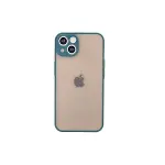 Apple iPhone 14 Kılıf Montreal Silikon Kapak - Yeşil-3