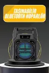 Karaoke Mikrofonlu Fm Radyolu Bluetooth Hoparlör Yüksek Ses Kaliteli-2