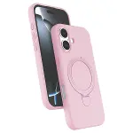 Apple İphone 17 Regal Magsafe Standlı Kapak - Açık Pembe-1