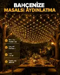 LED File Işık Dekoratif Ağ LED Aydınlatma İç Mekan Balkon Bahçe Süsü Yeni Nesil-1