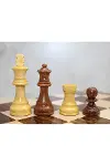Özel Vernikli Mıknatıs Taşlı Ahşap Katlanabilir Kutulu Satranç Oyunu 25 Cm G222-2